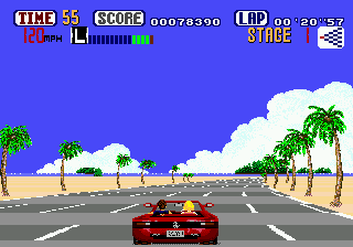 sega mega drive car games