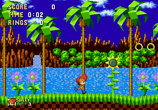 Play Sally Acorn in Sonic the Hedgehog Online