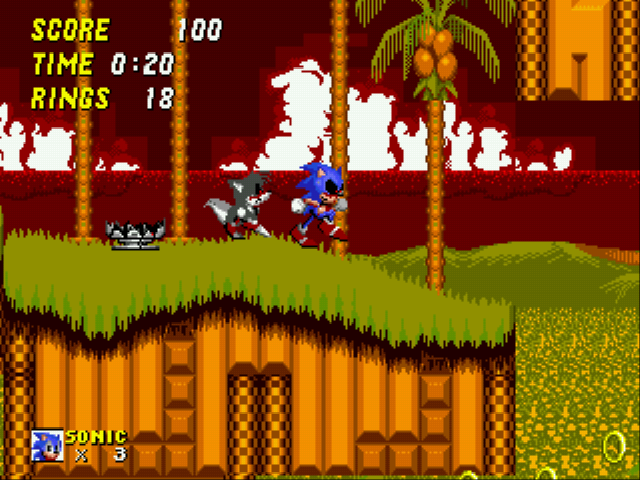 Sonic 2.EXE Sonic Hacks ~ Gameplay