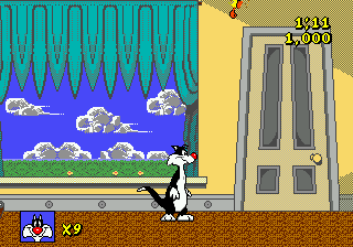 sylvester and tweety sega genesis